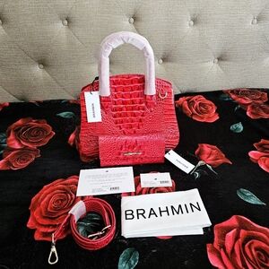 NWT Brahmin SRIRACHA Rosetta w/Cordelia Wallet